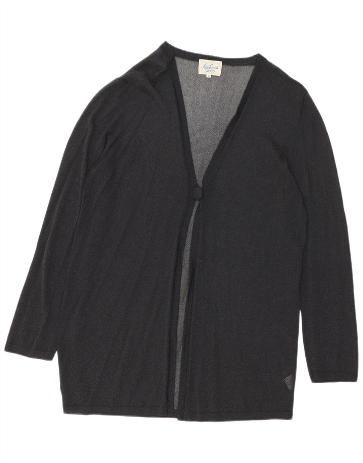 Luisa Spagnoli Γυναικεία See Through Cardigan Top 14 μεσαία μαύρη βισκόζη