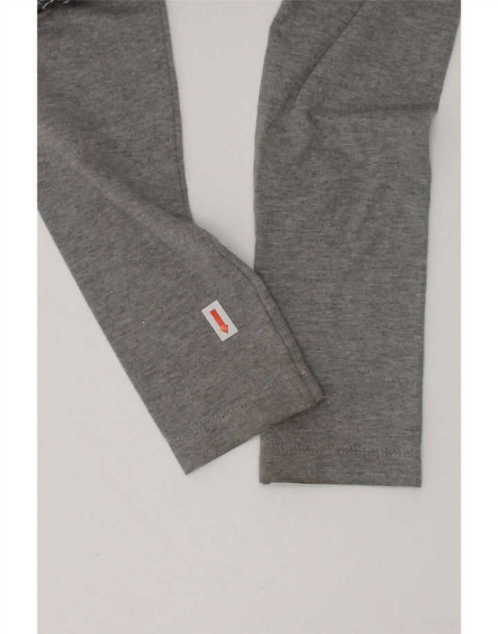TRUSSARDI Girls Graphic Top Long Sleeve 5-6 Years Grey Cotton | Vintage Trussardi | Thrift | Second-Hand Trussardi | Used Clothing | Messina Hembry 