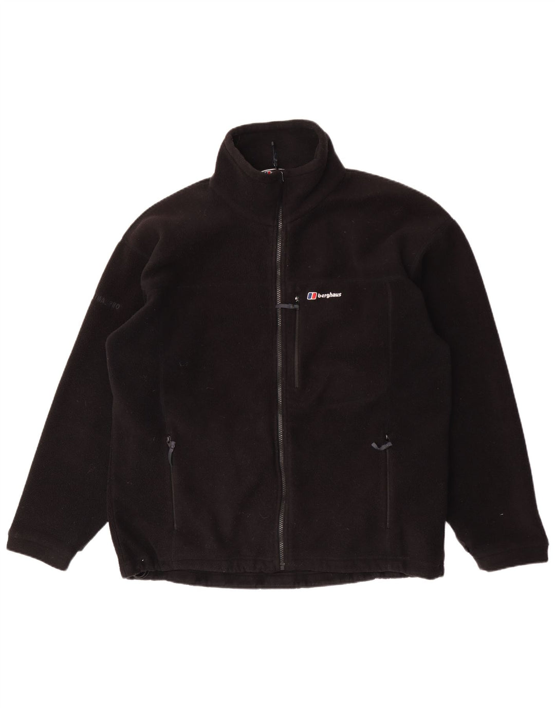 BERGHAUS Ανδρικό μπουφάν Fleece UK 42 XL Μαύρο Πολυεστέρας