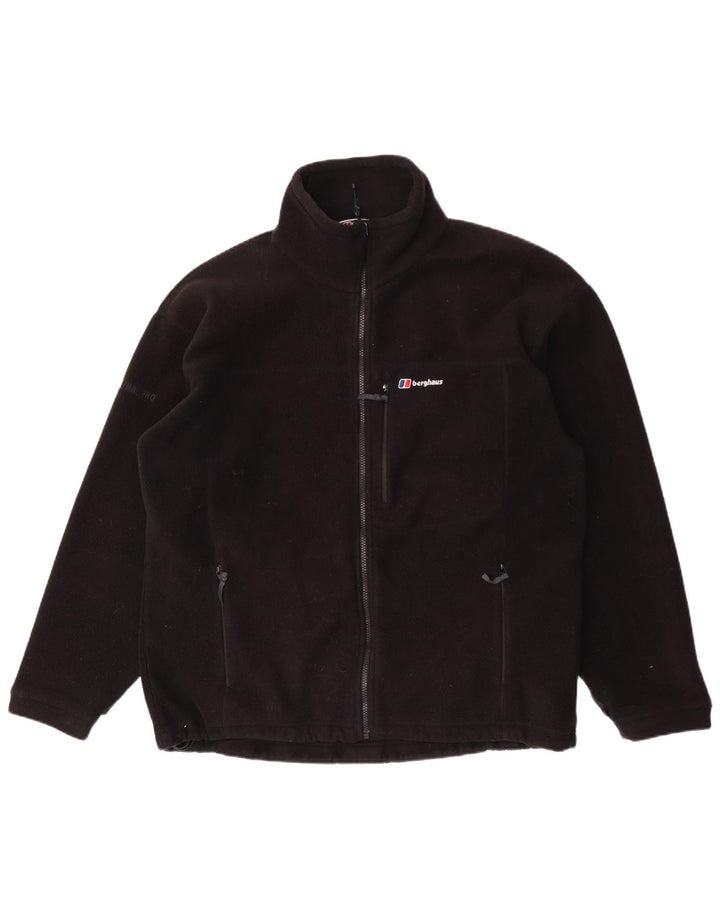BERGHAUS Ανδρικό μπουφάν Fleece UK 42 XL Μαύρο Πολυεστέρας
