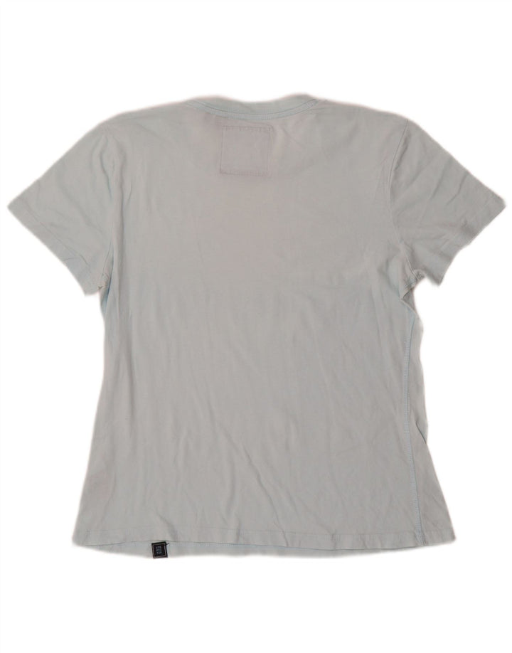 Γυναικείο γραφικό μπλουζάκι Superdry Top UK 12 μεσαίο μπλε βαμβακερό