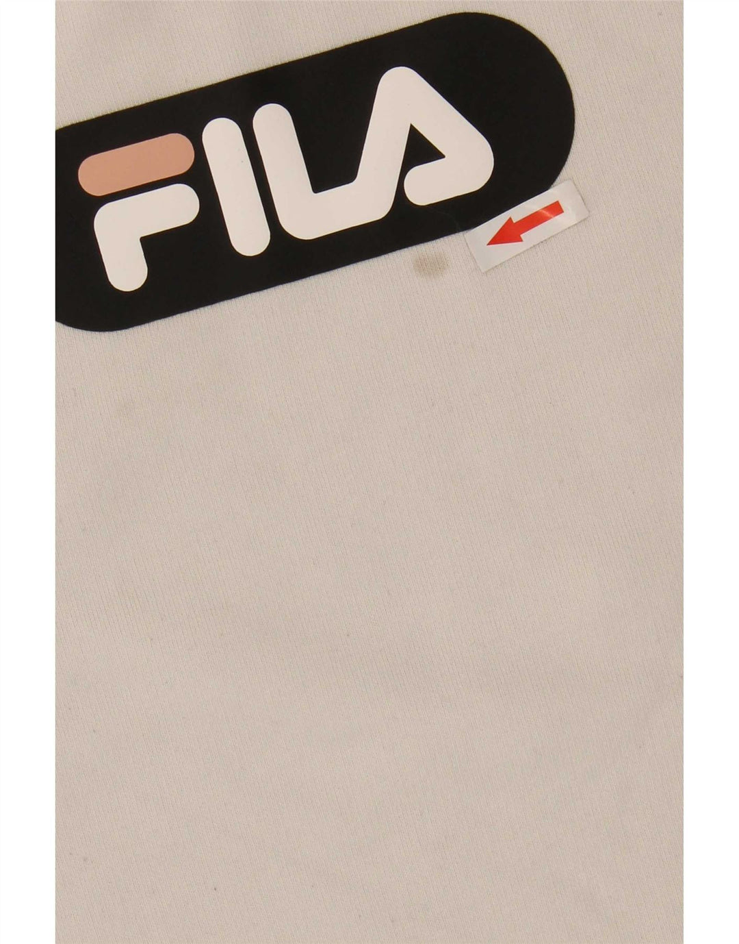 Fila Γυναικεία φούτερ υπερμεγέθη Crop Jumper UK 10 Small White Colourblock