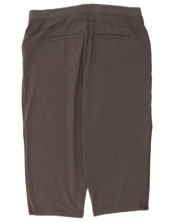 Lee Γυναικείο Παντελόνι Capri US 14 XL W34 Γκρι Πολυεστέρας