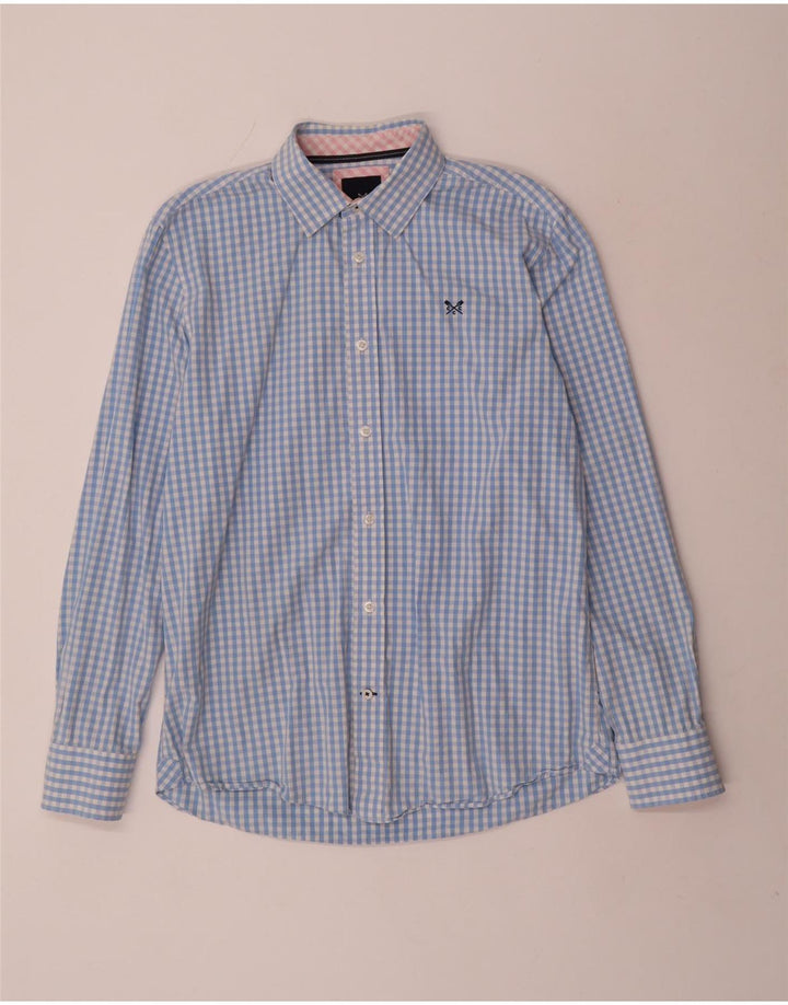 Ανδρικό πουκάμισο Crew Clothing Classic Fit Medium Blue Gingham