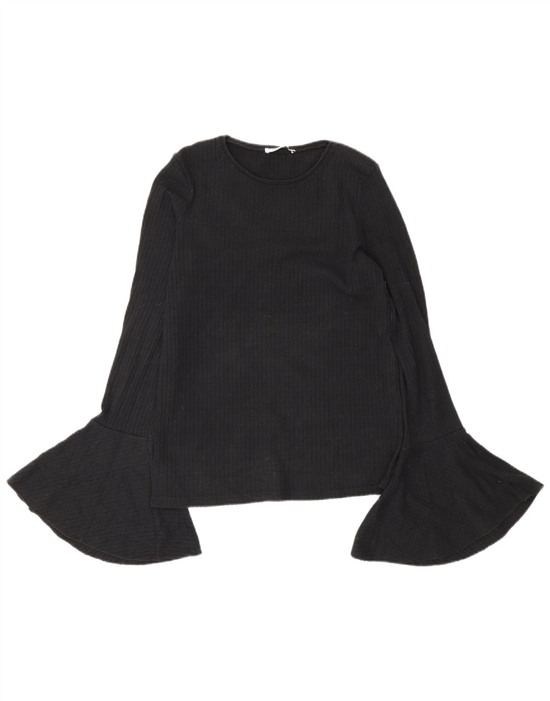 Zara Γυναικείο τοπ Trafaluc μακρυμάνικο UK 10 Small Black