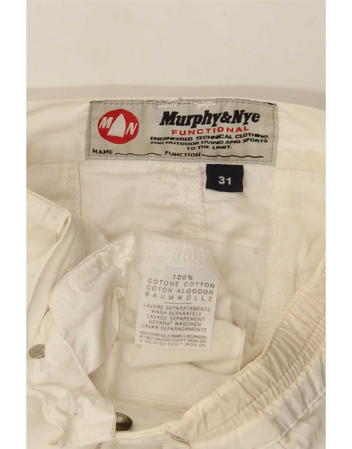 Ανδρικό σορτς Chino Murphy & Nye W31, μεσαίο λευκό βαμβακερό