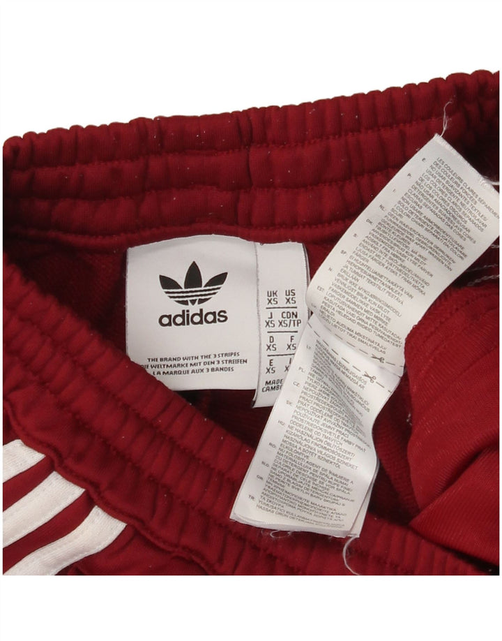 Ανδρική φόρμα ADIDAS Παντελόνι Joggers XS Βουργουνδίας Πολυεστέρας