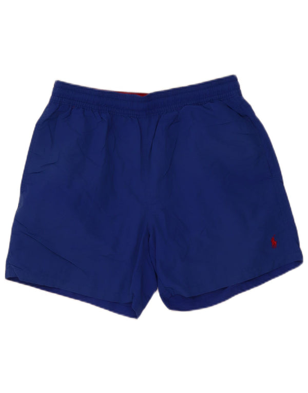 Ανδρικό σορτς κολύμβησης Polo Ralph Lauren, μεσαίο μπλε νάιλον