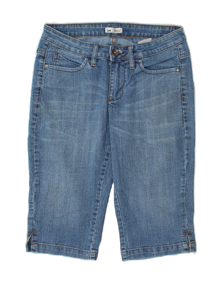 LEE Womens Denim Bermuda Shorts US 4 Small W28 Blue Cotton Vintage Lee and Second-Hand Lee from Messina Hembry 