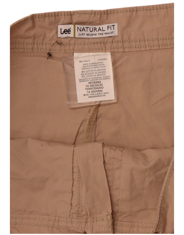 Γυναικείο Mini Skort LEE US 16 2XL Καφέ Βαμβακερό