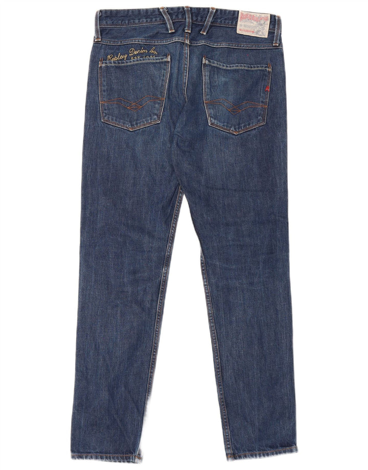 Replay Ανδρικό Slim Jeans W32 L32 Blue Cotton