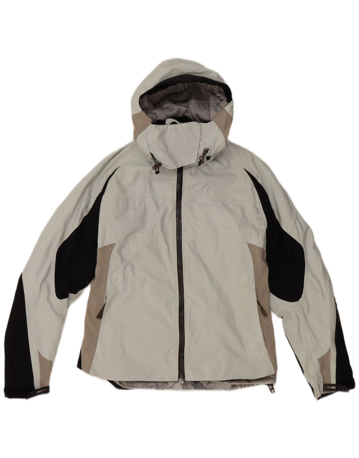 DAINESE Γυναικείο τζάκετ αντιανεμικό UK 14 Medium Off White Colourblock