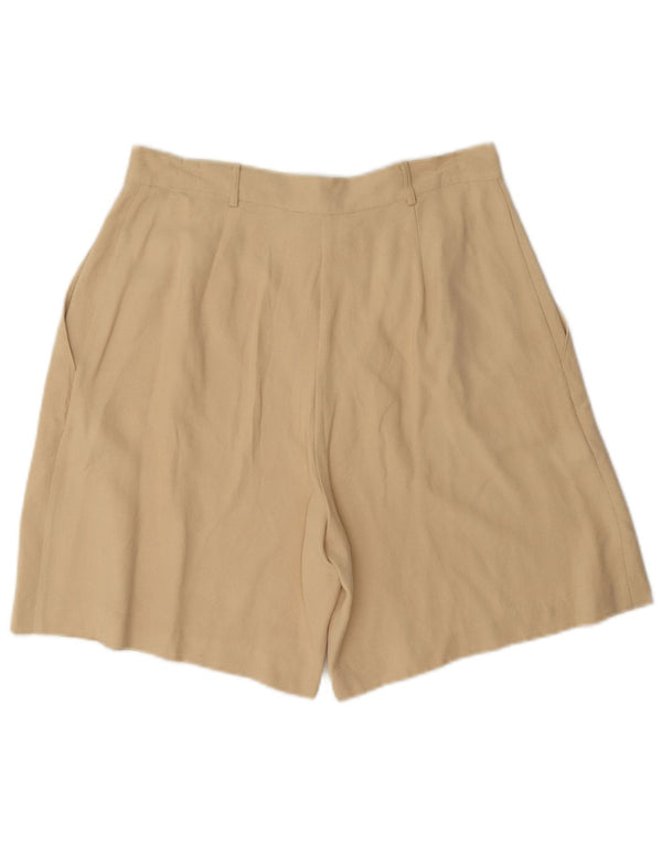 Vintage γυναικείο σορτς με καρφίτσες casual IT 44 Medium W28 Beige