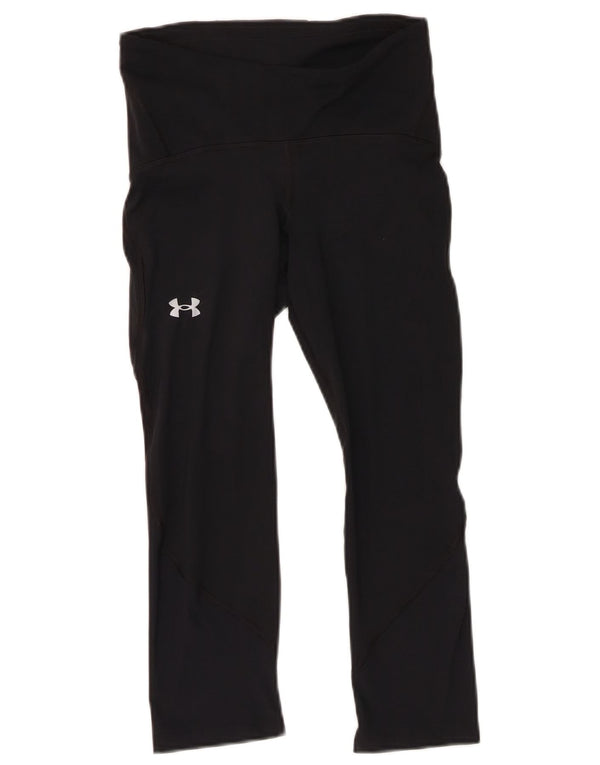 Under Armour Γυναικεία Heat Gear Capri κολάν UK 8 Small Black