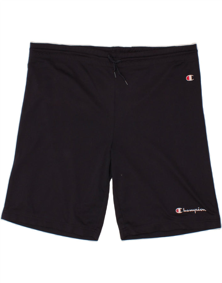 CHAMPION Mens Sport Shorts Small Navy Blue Polyester Vintage Champion and Second-Hand Champion from Messina Hembry 