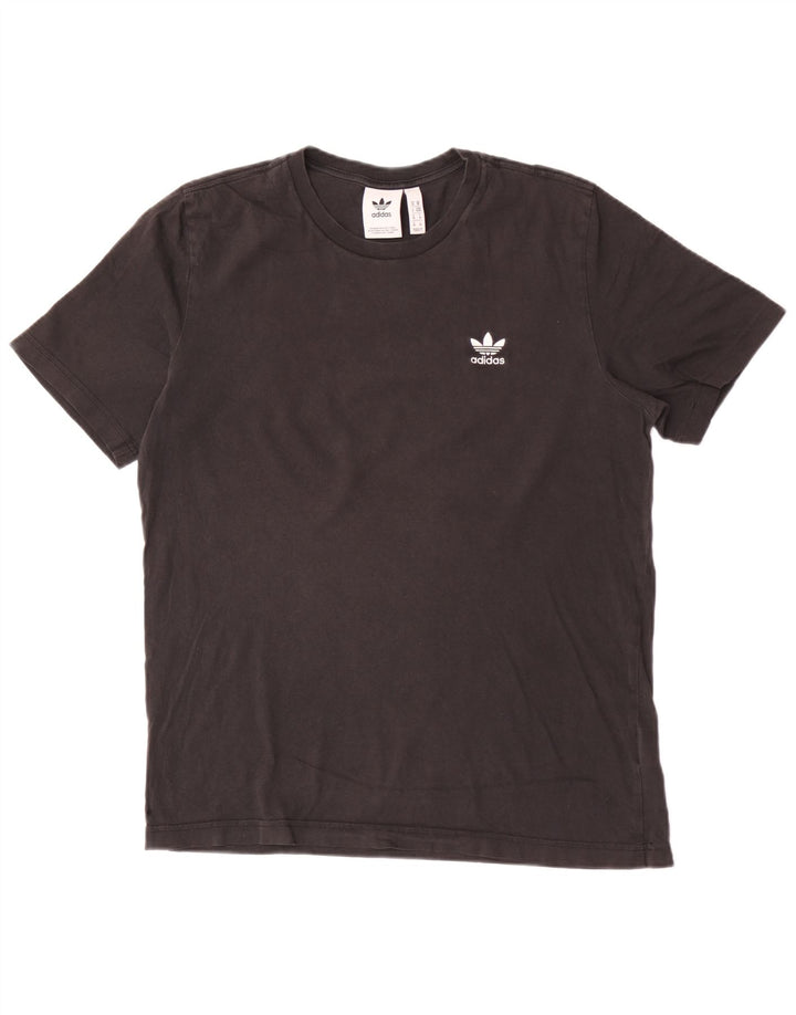 Ανδρικό T-Shirt ADIDAS Top Μεσαίο μαύρο βαμβακερό