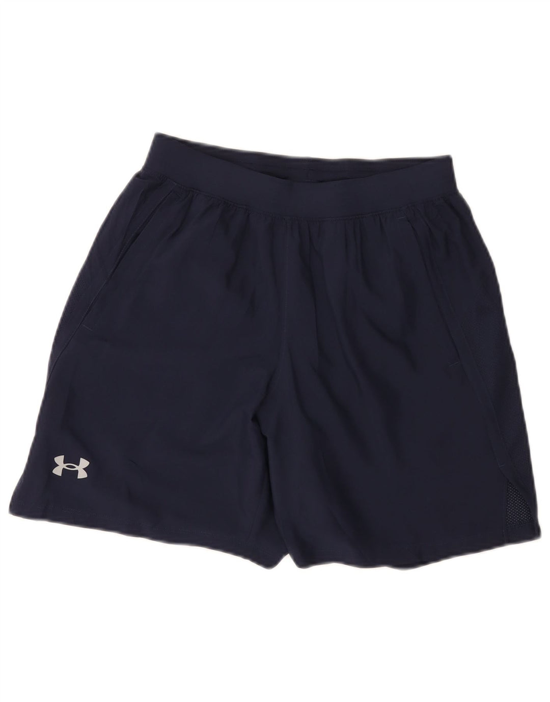Under Armour Γυναικείο αθλητικό σορτς UK 10 Small Navy Blue Polyester