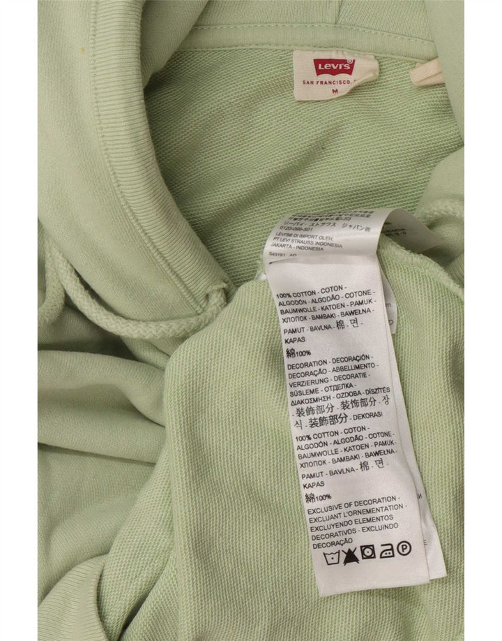 Levi's Womens Hoodie Jumper UK 14 Βαμβακερό μεσαίο πράσινο