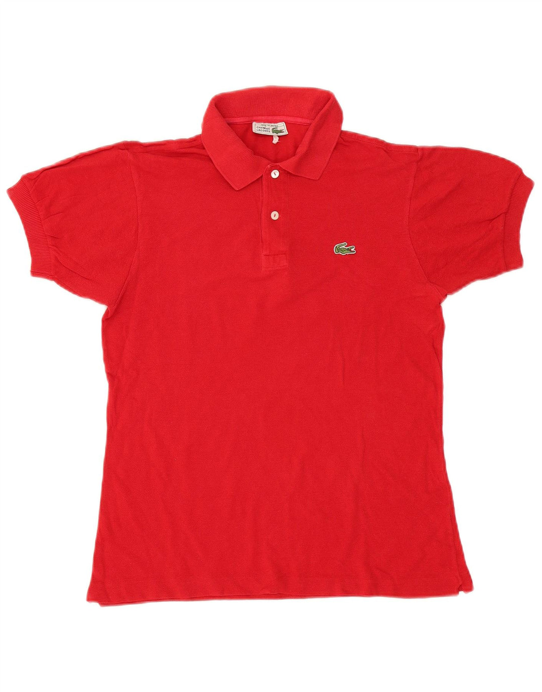 Ανδρικό πουκάμισο πόλο Lacoste, μέγεθος 3, μικρό κόκκινο βαμβακερό