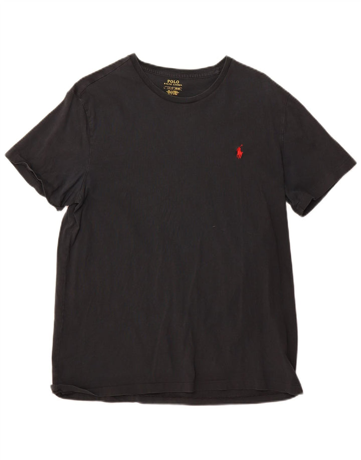 Γυναικείο T-Shirt Polo Ralph Lauren Top UK 16 Large Black