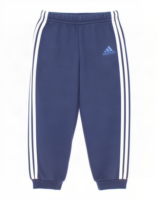 Παντελόνι αθλητικής φόρμας Adidas Baby Boys Joggers 18-24 μηνών Navy Blue Cotton