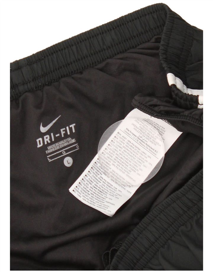 Γυναικείο αθλητικό σορτς Nike Dri Fit UK 14 μεγάλο μαύρο πολυεστέρα