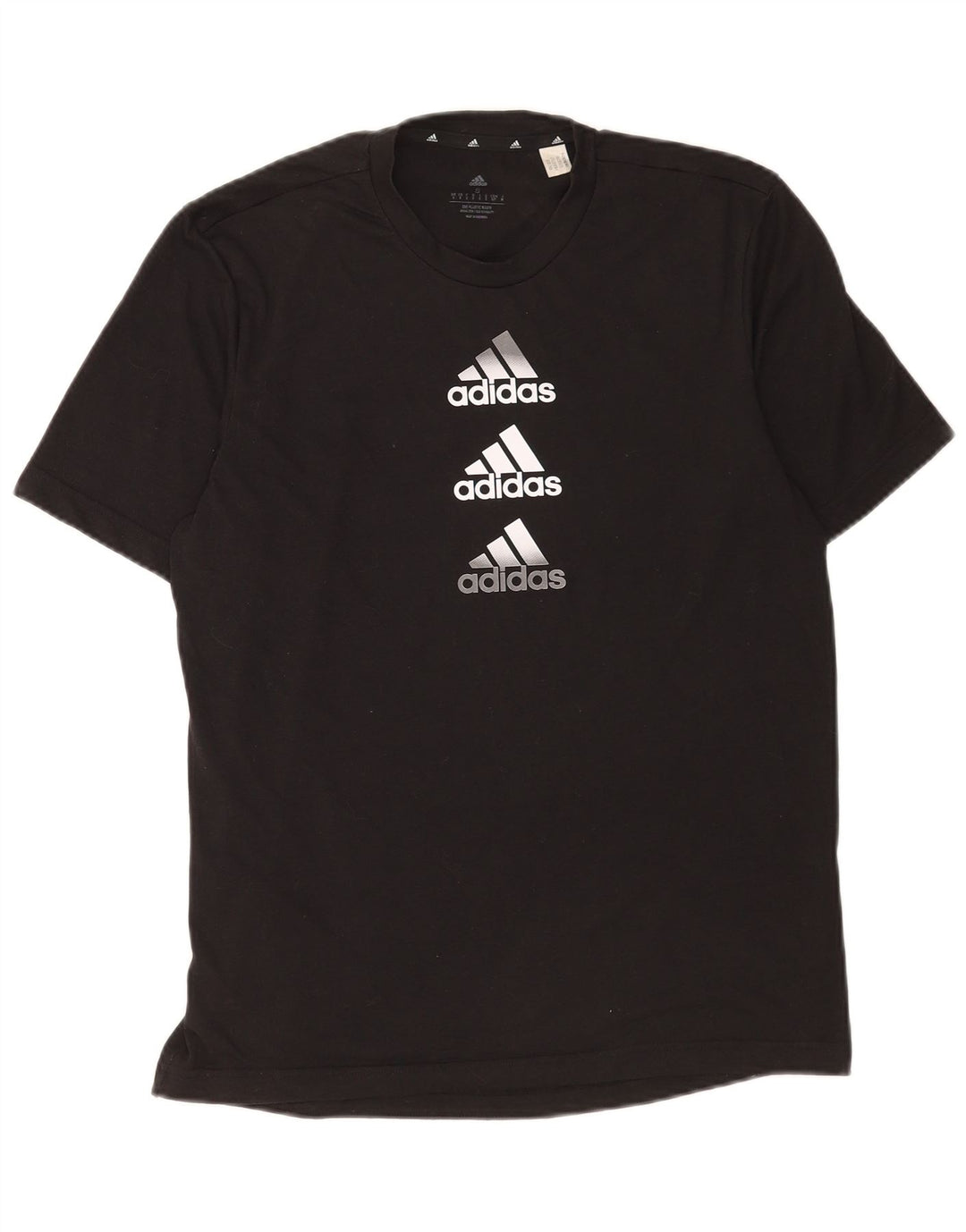 Ανδρικό γραφικό T-shirt Adidas Aeroready Top Μικρό Μαύρο Πολυεστέρα