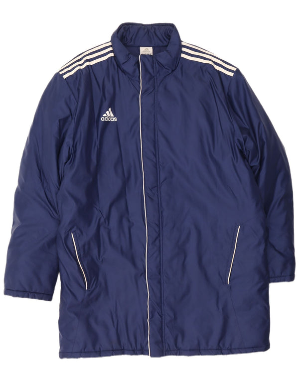 Ανδρικό παλτό Adidas Windbreaker UK 50/52 2XL Navy Blue Nylon