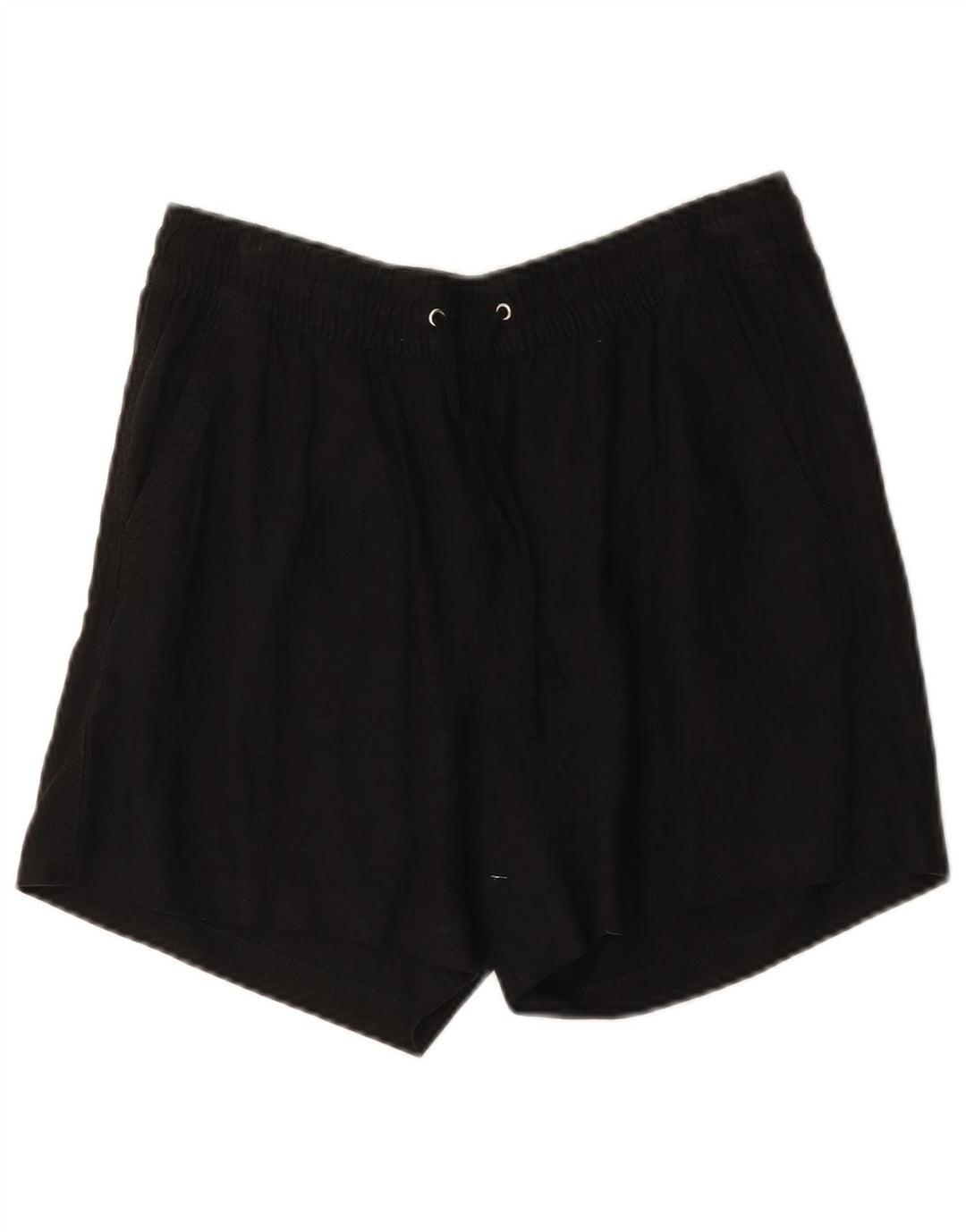 Marks & Spencer Γυναικείο σορτς Chino UK 12 Medium W30 Μαύρο λινό