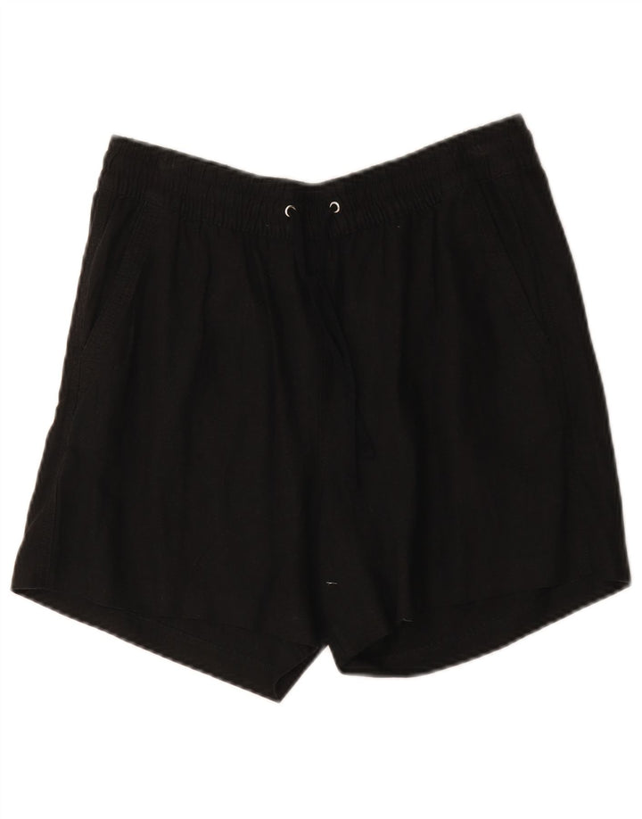 Marks & Spencer Γυναικείο σορτς Chino UK 12 Medium W30 Μαύρο λινό