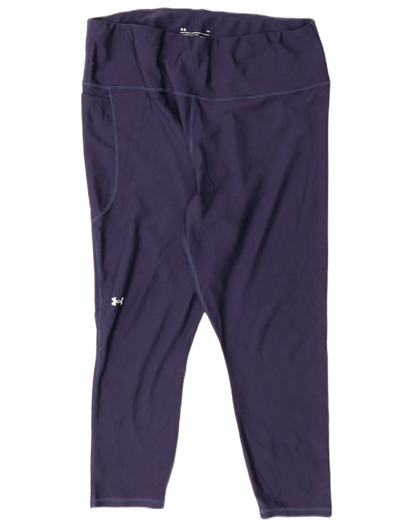 Under Armour Γυναικεία κολάν Capri Compression UK 20 2XL Navy Blue Sports