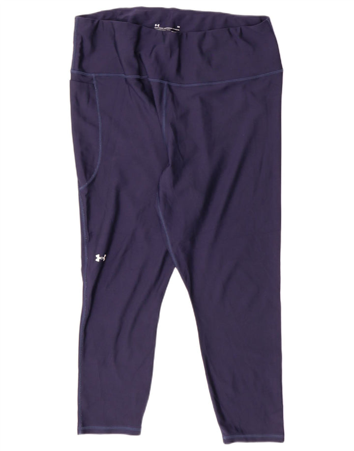 Under Armour Γυναικεία κολάν Capri Compression UK 20 2XL Navy Blue Sports