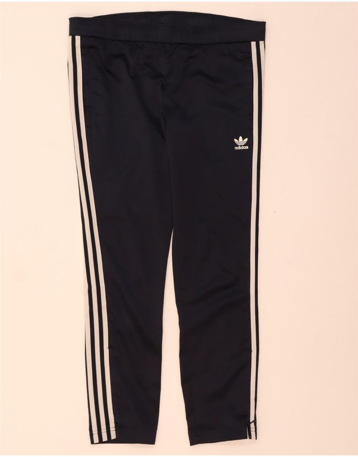ADIDAS Womens Tracksuit Trousers UK 8 Small  Navy Blue Polyester Vintage Adidas and Second-Hand Adidas from Messina Hembry 