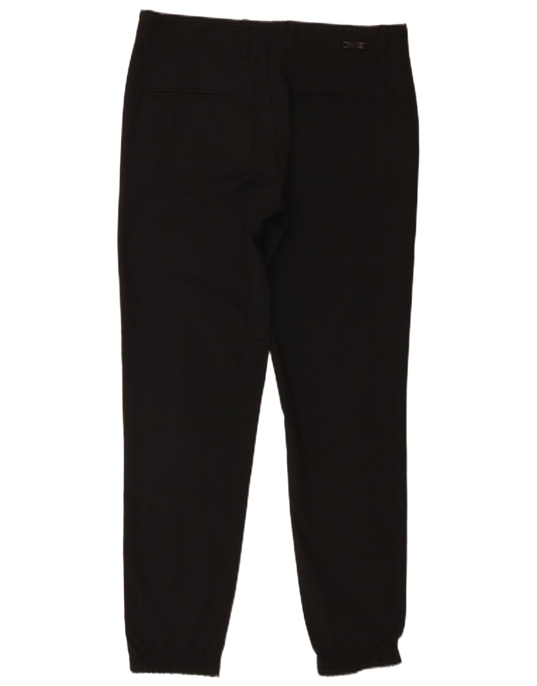 Zara Ανδρικά Joggers Chino Παντελόνια EU 38 Small W30 L29 Μαύρο Πολυεστέρας
