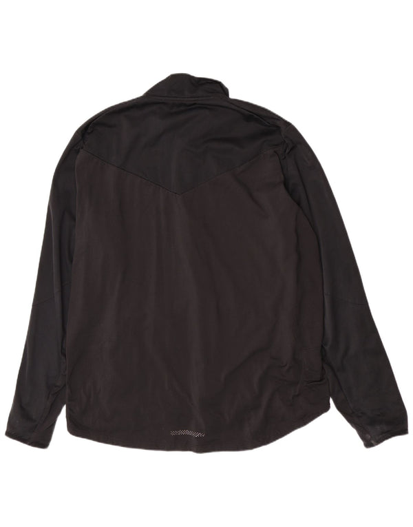 Γυναικεία φόρμα Nike Dri Fit Top Jacket UK 18 XL Μαύρο Πολυεστέρας