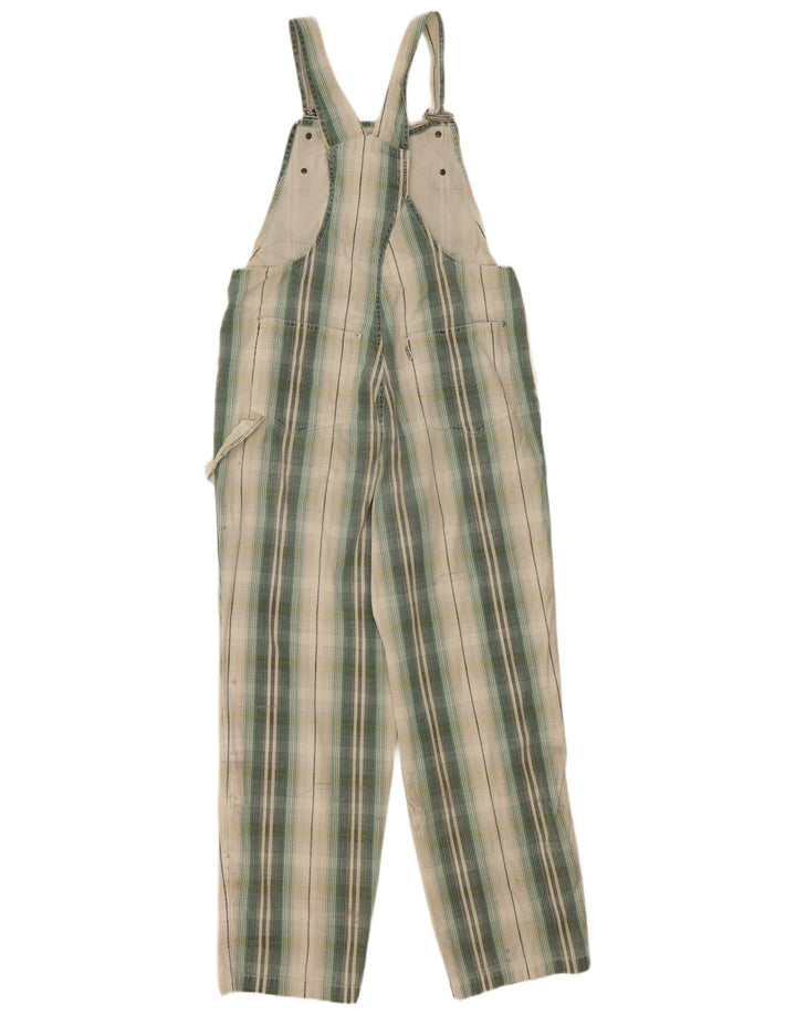 S.Oliver Γυναικείο Παντελόνι Dungarees Μεσαίο W32 L29 Πράσινο βαμβακερό καρό