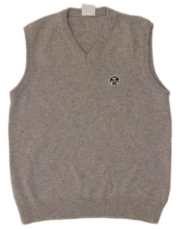 North Sails Mens Vest Tank Top Medium Grey