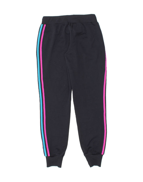 Γυναικεία αθλητική φόρμα ADIDAS Παντελόνι Joggers UK 10 Small Navy Blue Polyester