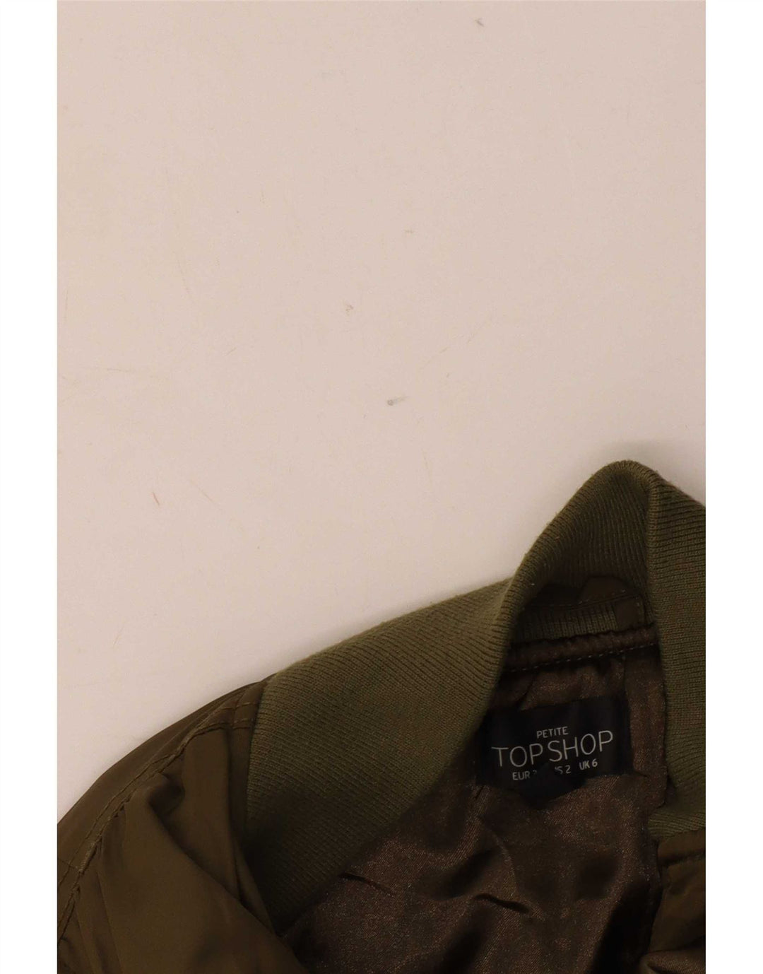 Topshop Γυναικείο Bomber Jacket UK 6 XS Khaki Polyester