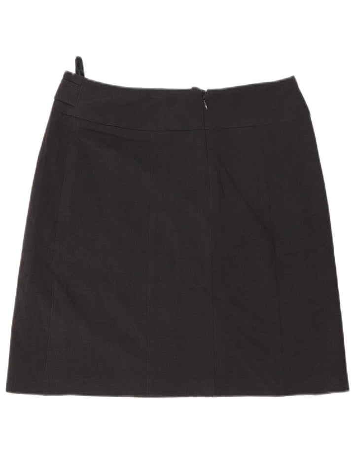 Marks & Spencer γυναικεία φούστα σε γραμμή Α UK 12 Medium W32 Grey Polyester