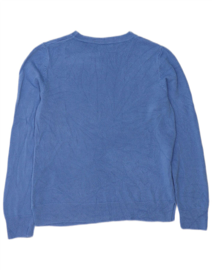 Marks & Spencer Γυναικείο πουλόβερ με λαιμόκαυστο UK 12 μεσαίο μπλε ακρυλικό