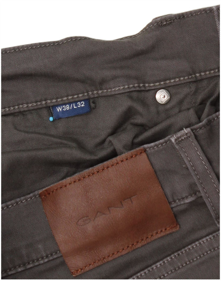 Ανδρικό τζιν GANT ίσιο W38 L32 Γκρι βαμβακερό