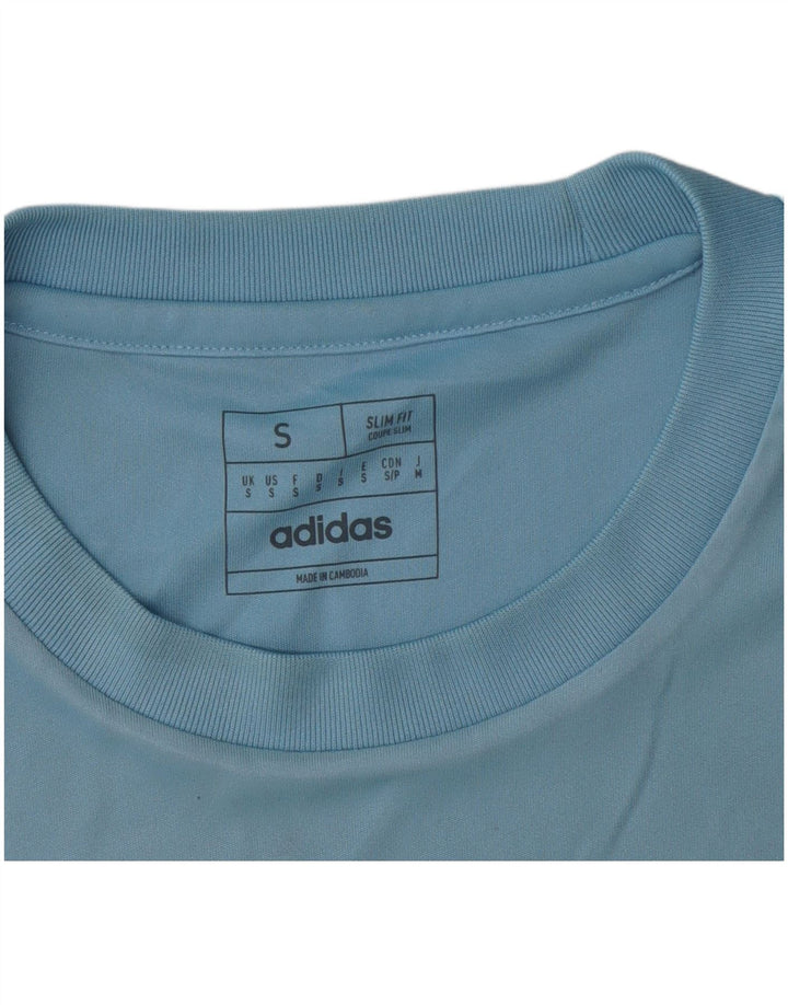 Ανδρικό T-shirt Adidas Dri Fit Slim Top Small Blue