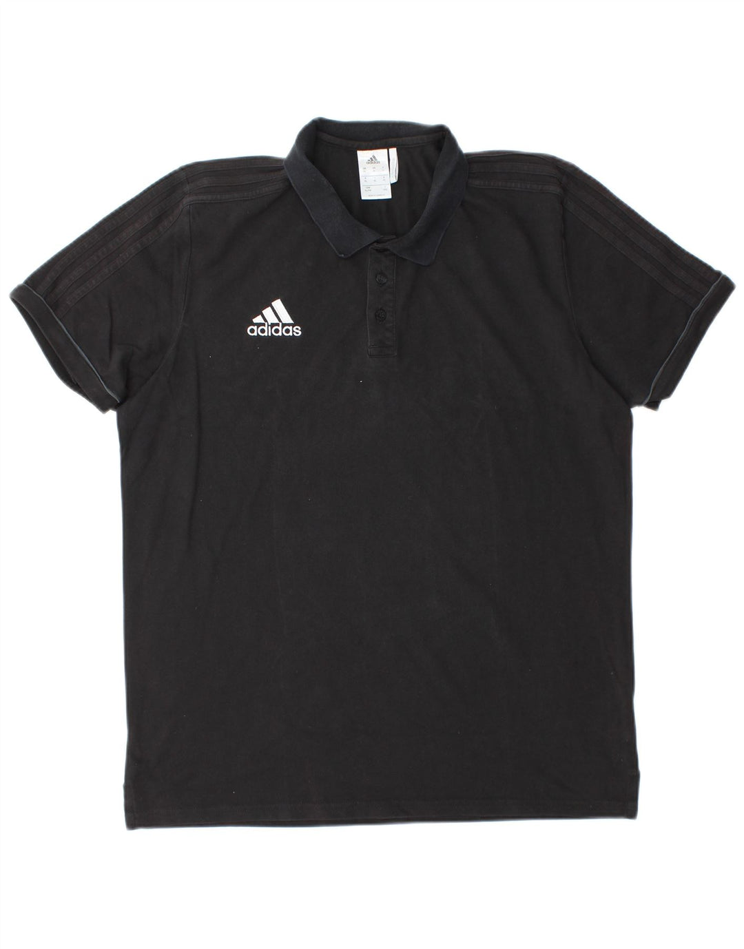Ανδρικό πουκάμισο ADIDAS Climalite Polo XL Μαύρο βαμβακερό