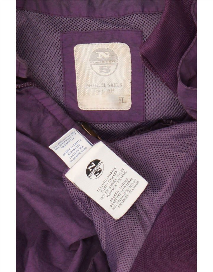 North Sails Γυναικείο Bomber Jacket UK 16 Large Purple Nylon