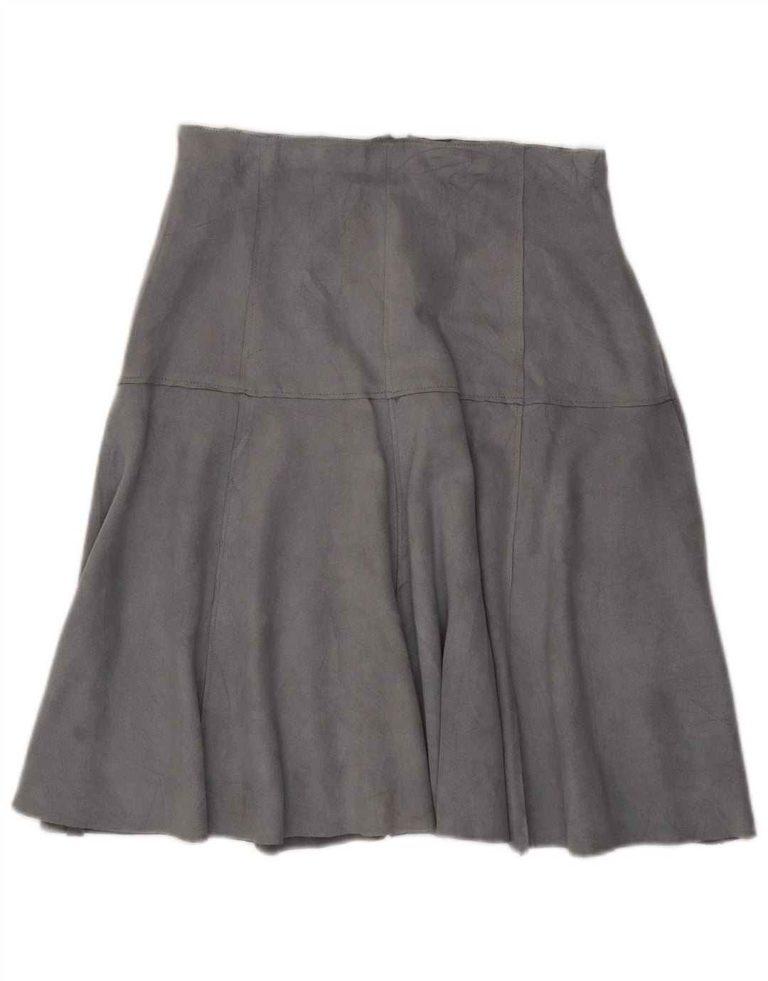 Zara Γυναικεία Suede Φούστα Μεγάλη W30 Μπλε