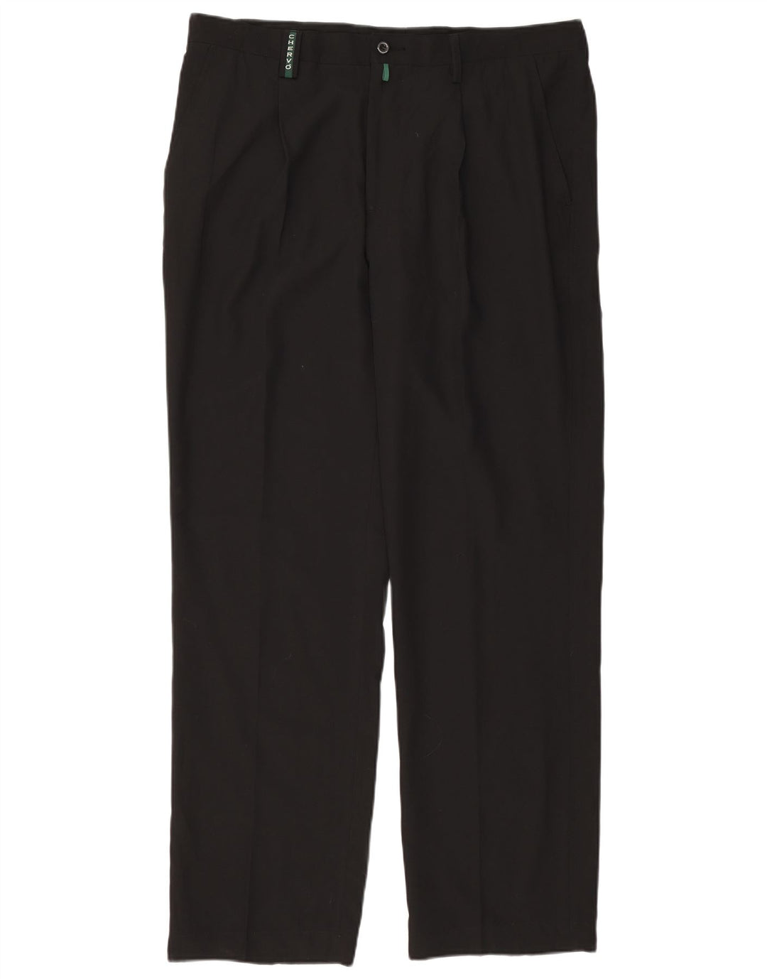 CHERVO Ανδρικό παντελόνι Chino IT 54 2XL W36 L32 Μαύρο Πολυεστέρας