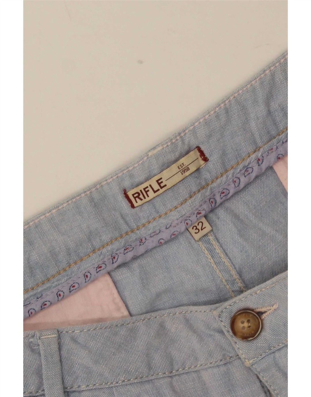 Rifle Γυναικείο Σορτς Chino Μεγάλο W32 Μπλε