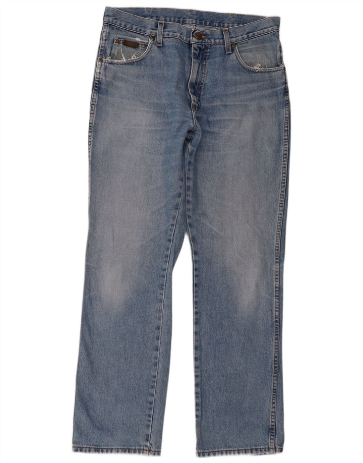 Ανδρικό τζιν ίσιο Wrangler Regular Fit W34 L32 Μπλε βαμβακερό