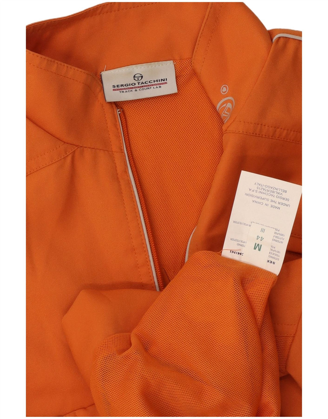 Sergio Tacchini Γυναικεία αθλητική φόρμα Top Jacket IT 44 Medium Orange Polyester